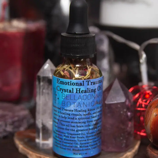 Emotional Trauma Crystal Healing Oil